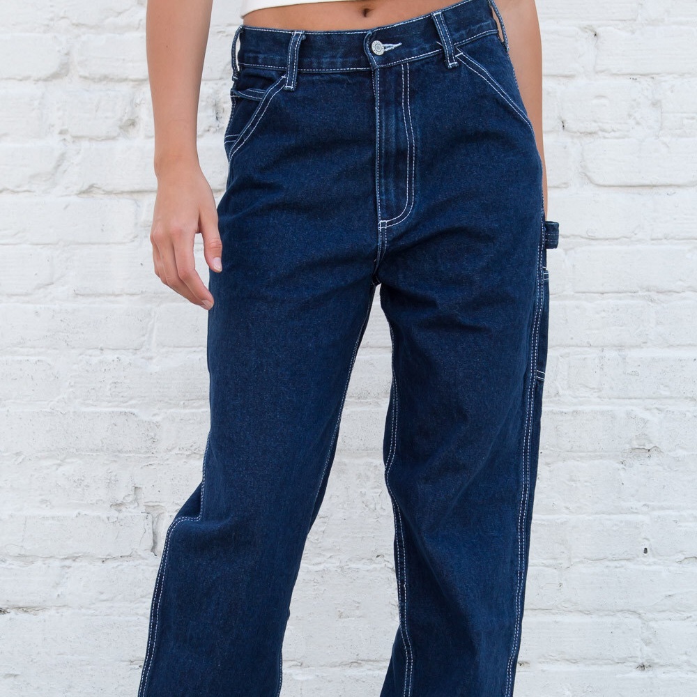 Talia Dark Wash Carpenter Jeans